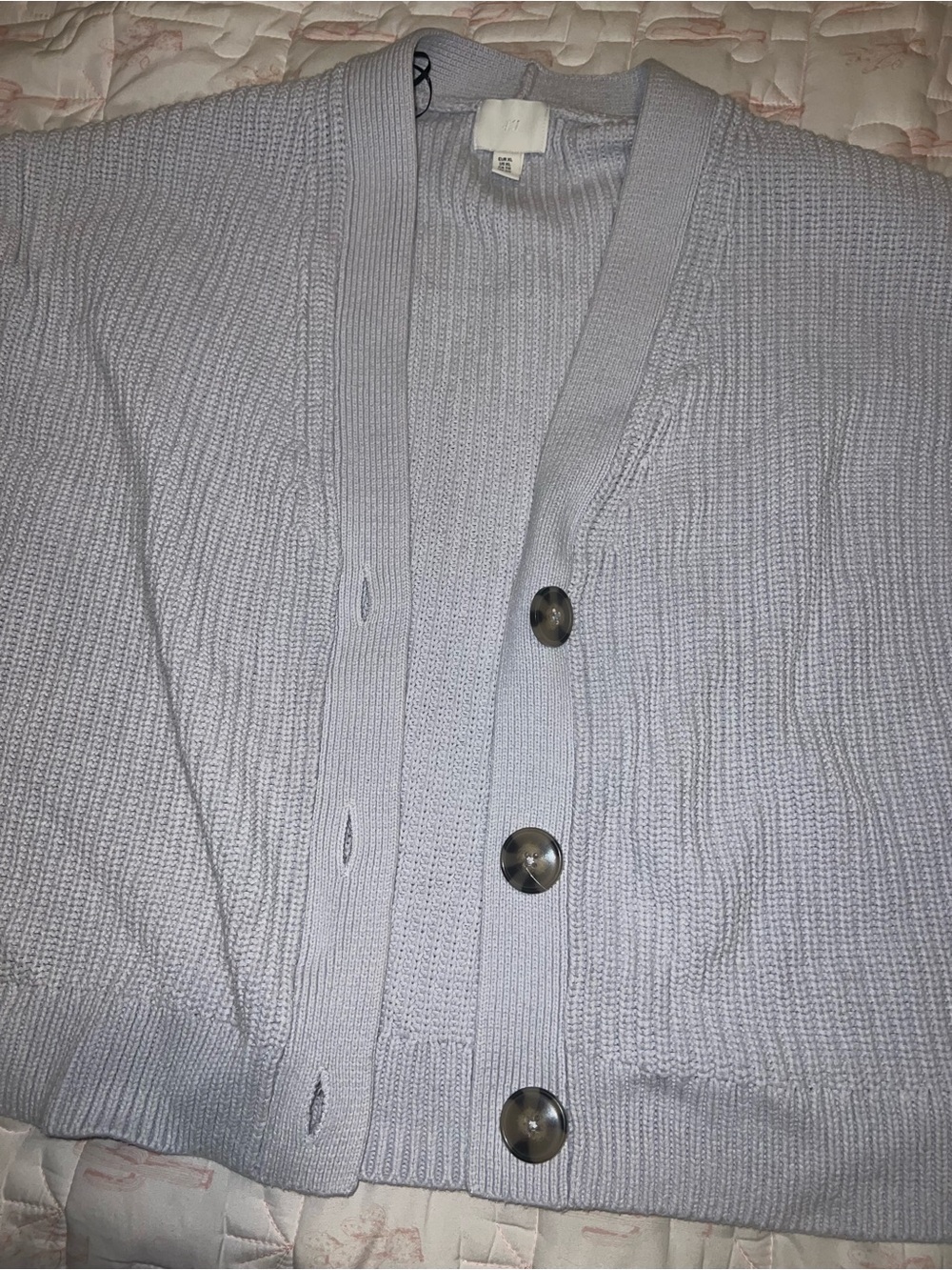 H&M  Ribbed Button Cardigan - Picture 4 of 5